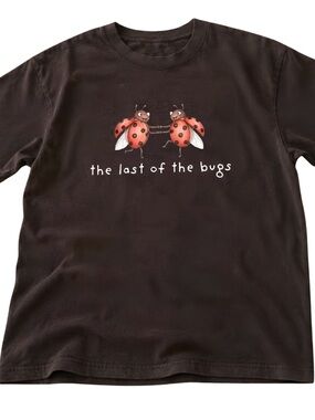 Dark chocolate 'The Last of the Bugs' Ladybug Graphic Tee